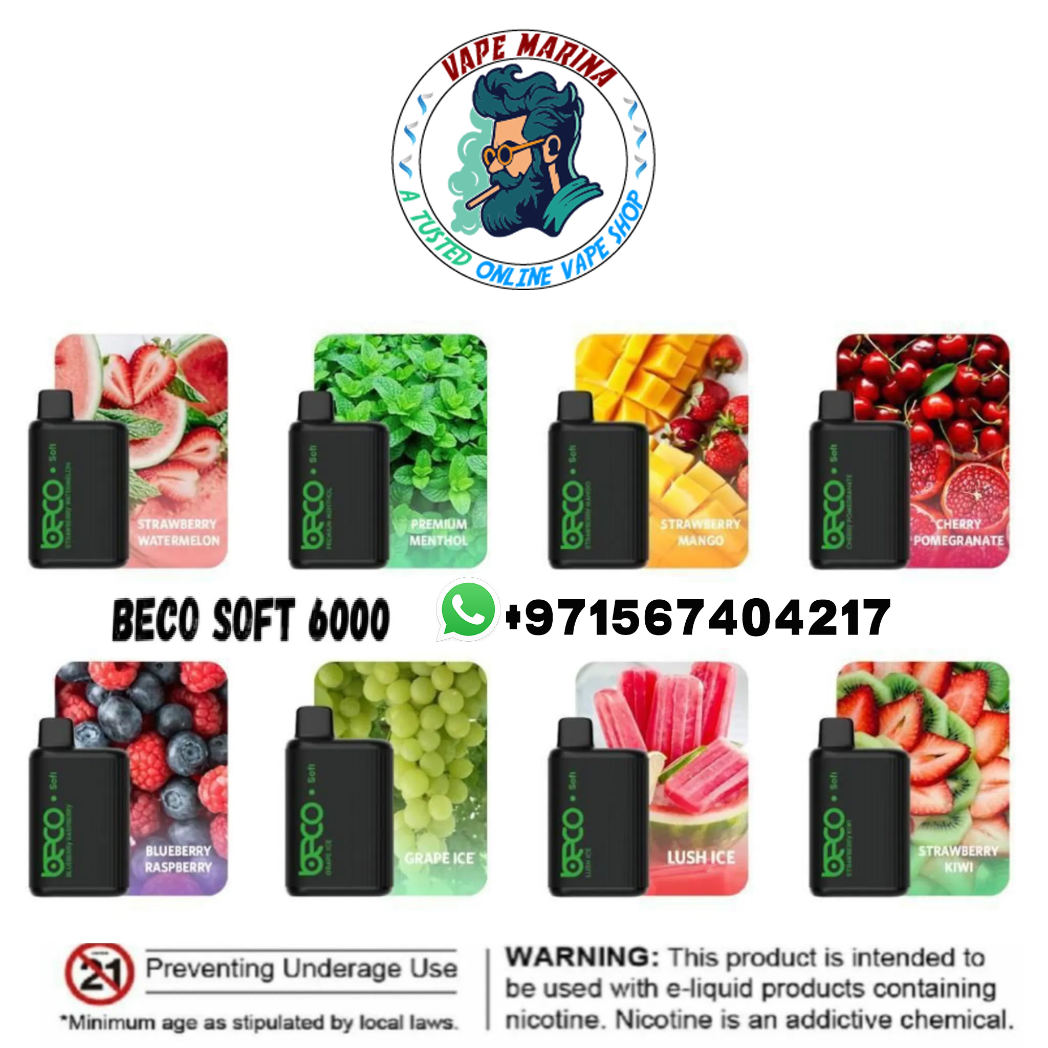 BECO Soft 6000 Puffs Disposable Vape