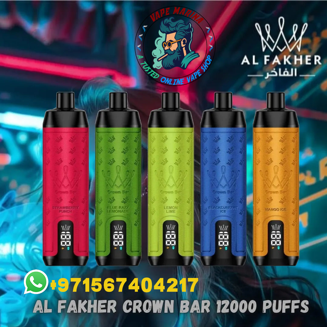 Al Fakher Crown Bar – 12,000 Puffs Disposable Vape